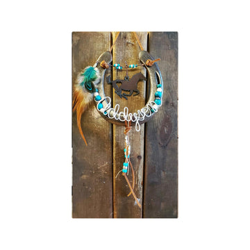 Faith Horseshoe Decor - Unique Gifts for Equestirans and Barrel Racers - Personalized Horse Lover Gifts