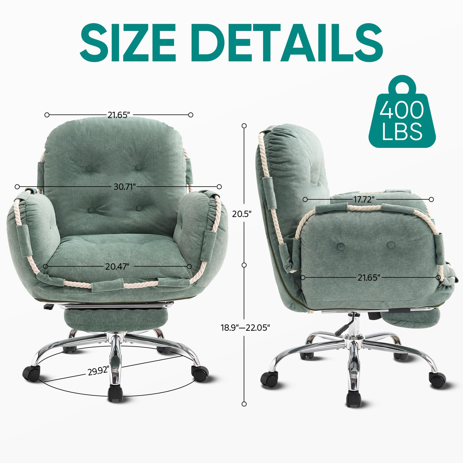 Comfortable Criss Cross Office Chair with Foot Rest Flip Armrests for Pets and Cross Legged Office Chair for Women Reclining Office Chair Desk