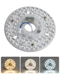 LED Fan Light Kits Replacement, LED Light Kit 15W 120V 2000LM 3 Color Temperature 3000K 4500K 6000K Ceiling Fan Led Replacement, Pack of 1