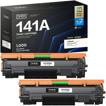 141A Toner Cartridge Compatible with HP 141A W1410A Toner (2 Black) | High Yield 141A Black Toner CartridgeWork for LaserJet Pro M110w MFP M139w M140w Printers