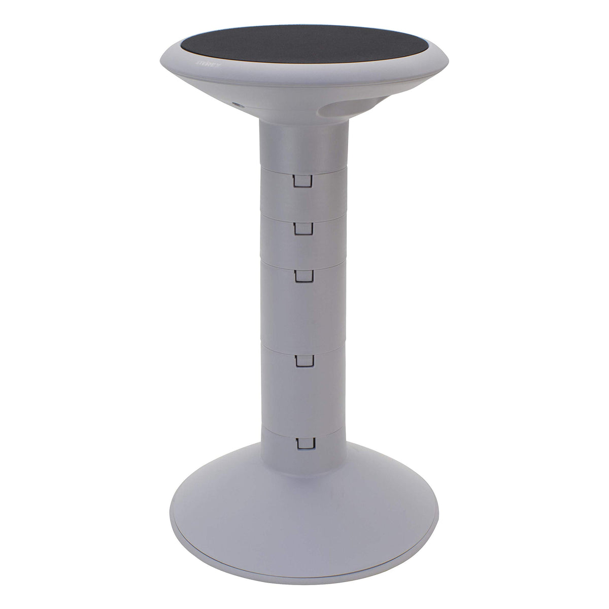 Storex Active Tilt Stool – Ergonomic Seating for Flexible Office Space and Standing Desks, Adjustable 12-24 Inch Height, Gray (00322a01c)