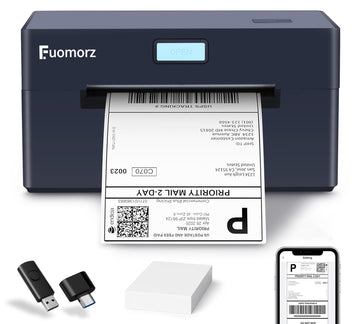 Thermal Shipping Label Printer for Small Businesses?4x6 Wireless Shipping Label Printer?Bluetooth Label Maker Support Android,Mac,iPhone and Windows,Used for Amazon,Shopify,Etsy,USPS