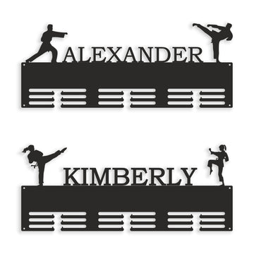 Personalized Taekwondo Medal Holder with Name