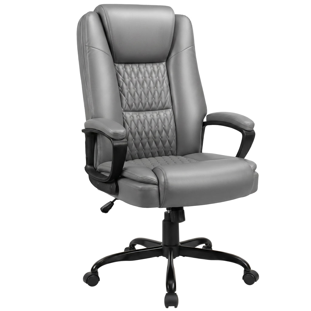 Vendorz Executive Office Chair, Ergonomic High Back Desk Chair with Lumbar Support, Adjustable Big and Tall Computer Chair, 360° Swivel, Pu