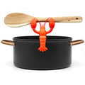 The Lobster Silicone Utensil Rest - Kitchen Gifts, Silicone Spoon Rest for Stove Top - Heat-Resistant, Funny Kitchen Gifts, Cooking Gifts - Non-Slip Spoon Holder Stove Organizer