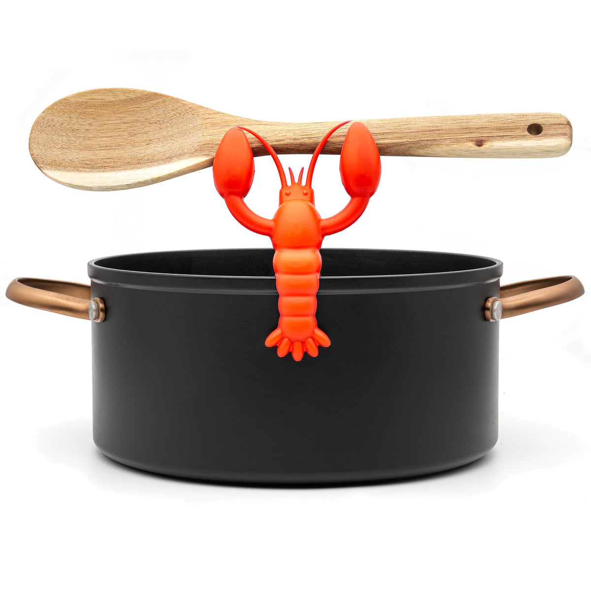 The Lobster Silicone Utensil Rest - Kitchen Gifts, Silicone Spoon Rest for Stove Top - Heat-Resistant, Funny Kitchen Gifts, Cooking Gifts - Non-Slip Spoon Holder Stove Organizer