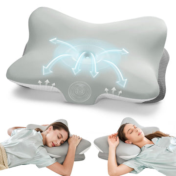 Krightlink Ergonomic Memory Foam Cervical Pillow Contour Design