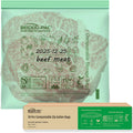 BEIDOU-PAC Compostable Gallon Food Storage Freezer Bags, 50 Count | 2 Mil | 10.5" * 10.7", Freshness Easy Open Biodegradable, Eco-Friendly Reclosable Compost Zippper Bags