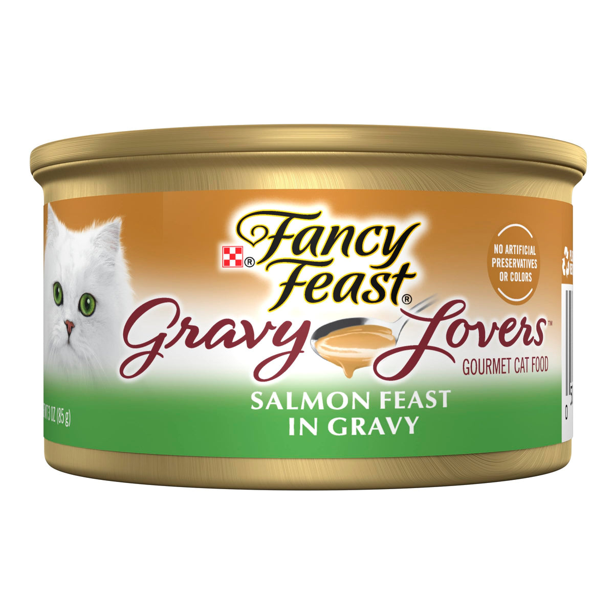 Purina Fancy Feast Gravy Lovers Salmon Feast Grilled Gourmet Cat Food in Wet Cat Food Gravy - (Pack of 24) 3 oz. Cans