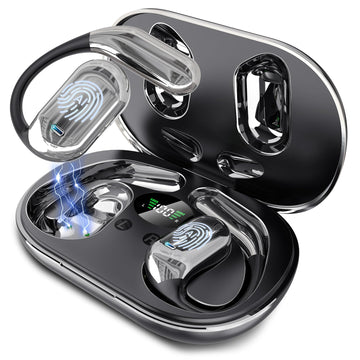 Mosyxe AI Translation Earbuds Real Time, 3-in-1 Translator Earbuds, 80H Playtime Translating Device, 144 Language Translator Earbuds for iPhone and Android, for Travel/Business/Meeting/Learning