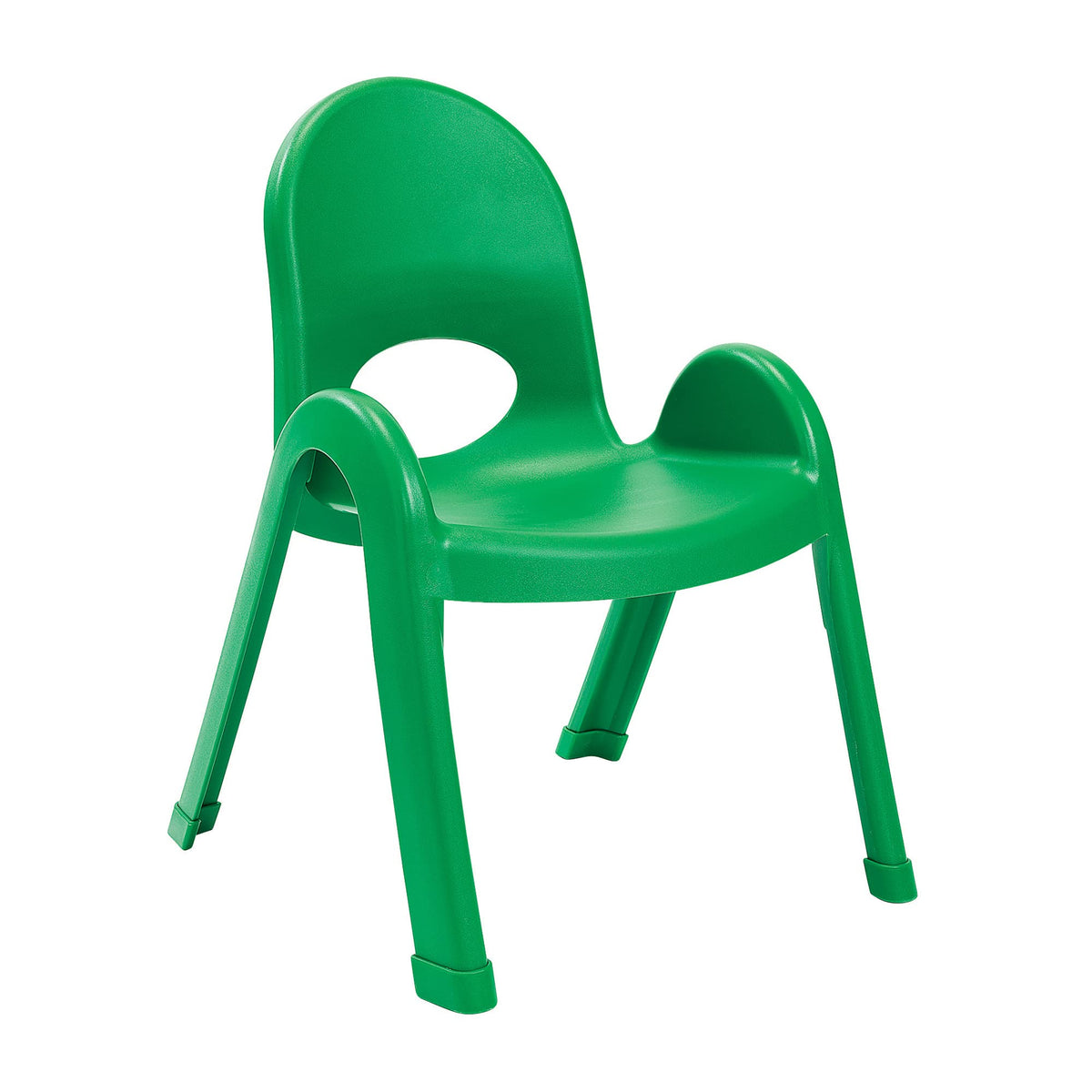 Angeles Value Stack 11" Child Chair, Shamrock Green, 4 Pack, Stackable Ergonomic Seating Solution for Classrooms and Homeschools