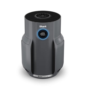 Shark NeverChange Air Purifier, 5-Year HEPA Filter, 600sq. ft. Gray, HP150 (Renewed)