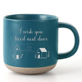 Best Friend Birthday Gift for Women - I Wish You Lived Next Door Mug, Unique Galentines Unique Day & Christmas Friendship Gift for Women, Bestie, BFF, Sister, Mom - 12.8oz Coffee & Tea Cup