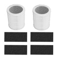 HP450 Filter Replacement For Hunter HP450UV / H-HF450-VP Cylindrical Tower Air Purifie, 2 H13 True H-EPA Filter + 4 x Activated carbon, used for Kitchen,Living Room,Bedroom,Office