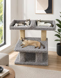 New Cat Condos Extra Large Cat Post with 2 Window Perches