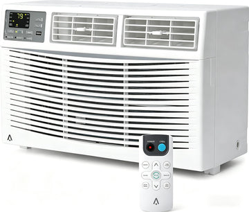 8000 BTU Window Air Conditioner, Window AC Unit 115V Cools Up to 350 Sq.Ft, Energy Saving with Remote & App Control & Timer, Perfect for Small Bedroom or Living Room, Easy Install Kit