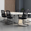 Dumos Office Desk Chair Set of 6, Computer Chairs, Mesh Back, 6 Pack, Dark