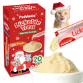 Lickable Cat Treats, High-Meat Wet Puree, Grain & Gum Free, for Cats, All-Natural Protein Snacks, 0.5oz Tubes (Pack of 20)