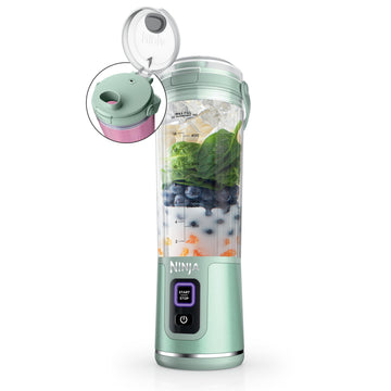 Ninja Blast Portable Blender, Cordless, 18oz. Vessel, Personal Blender for Shakes and Smoothies (Renewed)