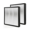 Netezza HAP607 HAP605 Replacement Filters Compatible with FreAire and XenonLab Air Purifier, 3-in-1 True Activated Carbon Air Filter Set for Bedroom and Home, 2 Pack