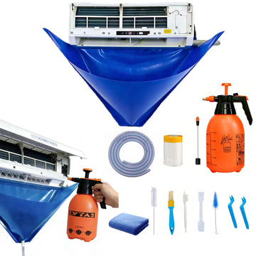 Vitsunth Complete Mini Split Cleaning Kit Bag with Sprayer and Extension Nozzle for 18,000-24,000BTU / 38-48in Ductless Split Unit Minisplit Cleaning Kit with Waterproof Wash Cover Bib User Manual