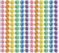 144 Tiny 1" Marble Poppers - Rubber Pop Up Toy - Pop and Drop - Turn Dome Inside Out & Watch it Fly - Fun Classic Retro Novelty Toy for Birthday Goodie Bags Prizes (12 Dozen)