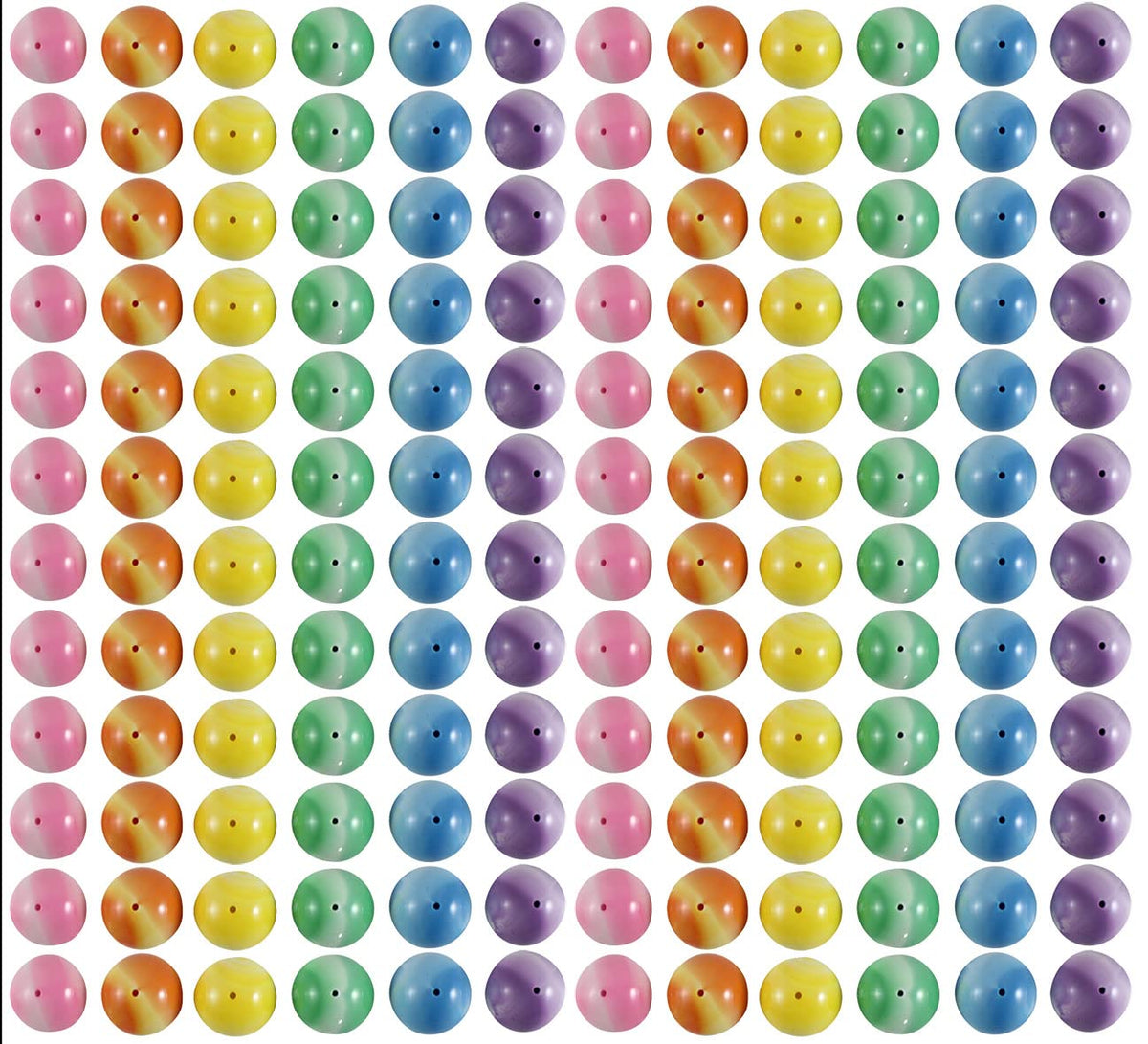 144 Tiny 1" Marble Poppers - Rubber Pop Up Toy - Pop and Drop - Turn Dome Inside Out & Watch it Fly - Fun Classic Retro Novelty Toy for Birthday Goodie Bags Prizes (12 Dozen)