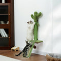 Wall Mounted Cat Shelf with Sisal Scratcher, Cat Wall Step for Climbing & Jumping, Space Saving Cat Wall Furniture for Indoor Cats, Modern Cat Climbing Platform