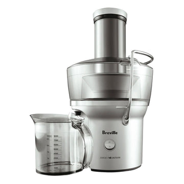 Breville BJE200XL Juice Fountain Compact Centrifugal Machine, Silver