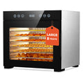 Food Dehydrator machine, 8-Tray Stainless Steel Food Dryer with Timer & Temp Controls, Even-Drying and Auto Shut-off, Quiet Dehydrator Machine for Jerky, Fruit, Herbs, Dog Treats, 650W Powerful