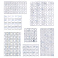 Fanci Basics Cabinet Door Bumpers, Clear Self Adhesive Pads for Surface Protection, Noise Reduction and Sound Dampening, Rubber Stoppers for Drawers and Cupboards, 300-Piece, 6.9 x 4.5 x 0.6 inch