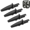 EAORBD Box Fan Replacement Feet for Lasko 20" Box Fan Feet, Stronger Than Original, Anti-Tip Foot Set Accessory, 2 Sets of 2 Feet, 4 Feet Total, Black