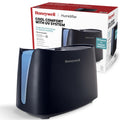Honeywell Cool Moisture Humidifiers for Bedroom, Medium Rooms, 1.1 Gallon, Invisible Moisture Humidifier for Baby, Kids, Quiet, Easy to Clean, UV Technology, Black, HCM350B