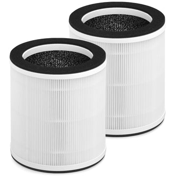 AP201 Air Filter Replacement Compatible with DAYETTE AP201 Air Purifier, 3-in-1 HEPA Carbon, White 2-Pack