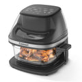 Cuisinart ClearView 4-Quart Air Fryer with Glass Basket and PFAS-Free Ceramic Nonstick Crisper Plate, 5 Cooking Functions, 2 Custom Presets, Adjustable Temperature up to 450°F, 3-Year Warranty, AFC-4