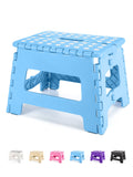 Dyforce Folding Step Stool 11", Durable Kids Step Stool, Heavy Duty Step Stools for Adults, Compact Foot Stools, Light-weight Toddler Step