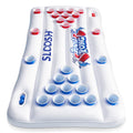 SLOOSH Pool Toys Games Set - Pong Toss Game Water Toys for Adults Kids Family Games, Inflatable Floats Lounge Raft Floating Swimming Pool Accessories 6x3 FT Table with 10 Pong Balls for Parties