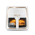 Gourmia 8 Qt Air Fryer, 8 Presets with Digital Display, FryForce 360° Technology, Easy View Window & Interior Light, Dishwasher Safe Basket, White