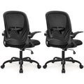 Primy 2-pack Office Chair Ergonomic Desk Chair with Flip Up Armrests Swivel Breathable Desk Mesh Computer Chair with Adjustable Lumbar Support