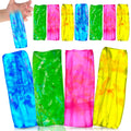12 Pcs Water Wigglers Snake Toy Fidget Water Snake Trick Stress Toy Can't Hold Novelty Trick Slippery Tube for Home School Birthday Gifts, 4.33 x 1.57''(Lovely)