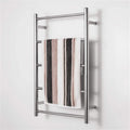 Bathroom Wall Heater Stainless Steel Towel Warmer, Electric Heated Towel Rack Hot Towel Rail with 5 Bars for Bathroom Kitchen Hotel 800500120Mm,Plugin