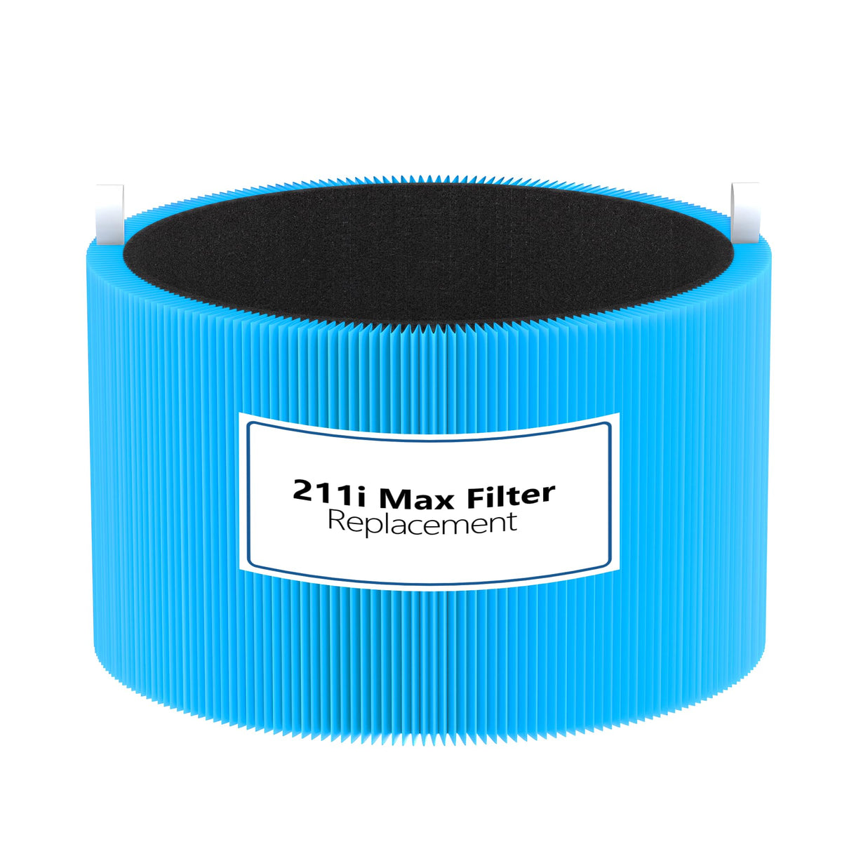 1 Pack Blue Pure 211i Max AllergenBlock Replacement Filter Compatible with Blueair Blue Pure 211i Max Air Purifier, True H13 HEPA and Activated Carbon Filter