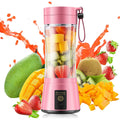 Portable Blender for Smoothies and Shakes - Mini Blender with 6 Stainless-Steel Blades for Powerful Mix? Juicer with 380Ml Travel Cup for Picnic/Gym/Office