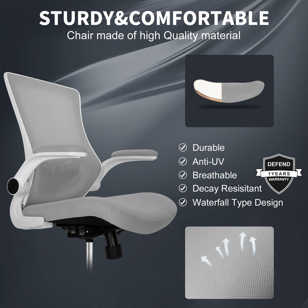 Misolant Tall Office Chair for Standing Desk, Drafting Chair with Footrest Ring, 120°recline?adjustable Height?lumbar Support?high Office Chair