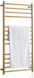 MUSUMI Electric Heated Towel, Towel Warmer Wall-Mounted Stainless Steel Energy Saving for Bath Drying Rack Home Bathroom Accessories,Bath Towel Dryer