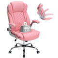400lbs Executive Office Chair with Flip-up Armrests, Big and Tall Computer Chair for Heavy People, Heavy Duty Ergonomic Comfy Chair, Breathable