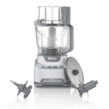 Ninja NF700 Professional XL Food Processor, 1000 Watts, 4-in-1, Chopping, Slicing/Shredding, Purees, Dough, 12-Cup Processor Bowl, Silver (Renewed)