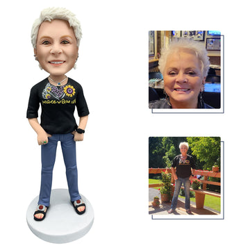 Custom Bobblehead from Photo 6-9 Inch Personalized Handmade Figurine Gift