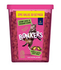 Bonkers Bites Catnip & Chick 'N' Cheddar Flavor Crunchy & Soft Treats for Cats, 30oz Tub