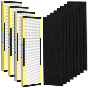 4 Pack FLT4825 Filter B Replacement with Activated Carbon Pre-Filters Compatible with Guardian HEPA Air Purifier AC4825 AC4825E AC4300 AC4800 AC4880 AC4820 AC4900 AC4850